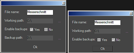 Auto Backup full UI/Settings