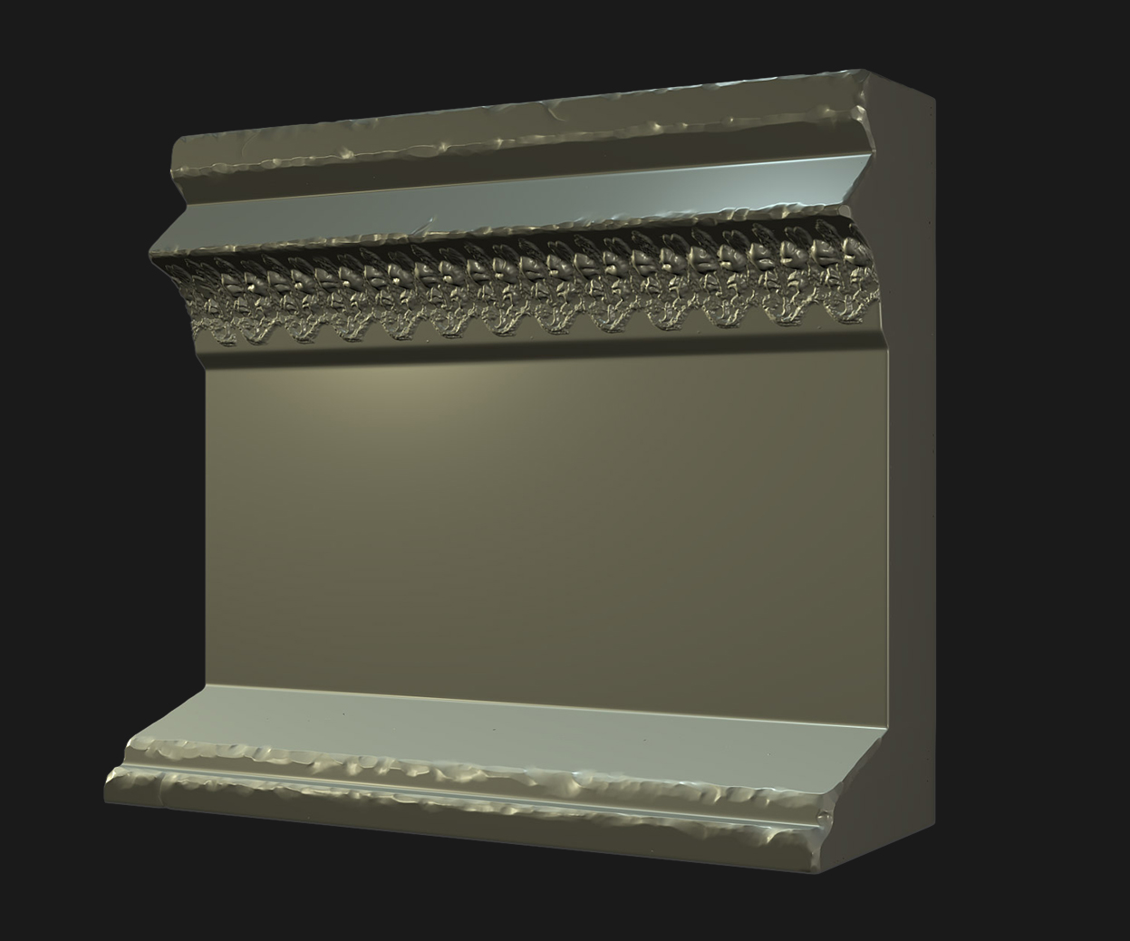Cathedral - high poly wall