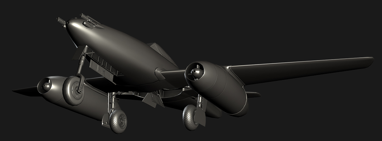 Messerschmitt ME262 - Normal map only