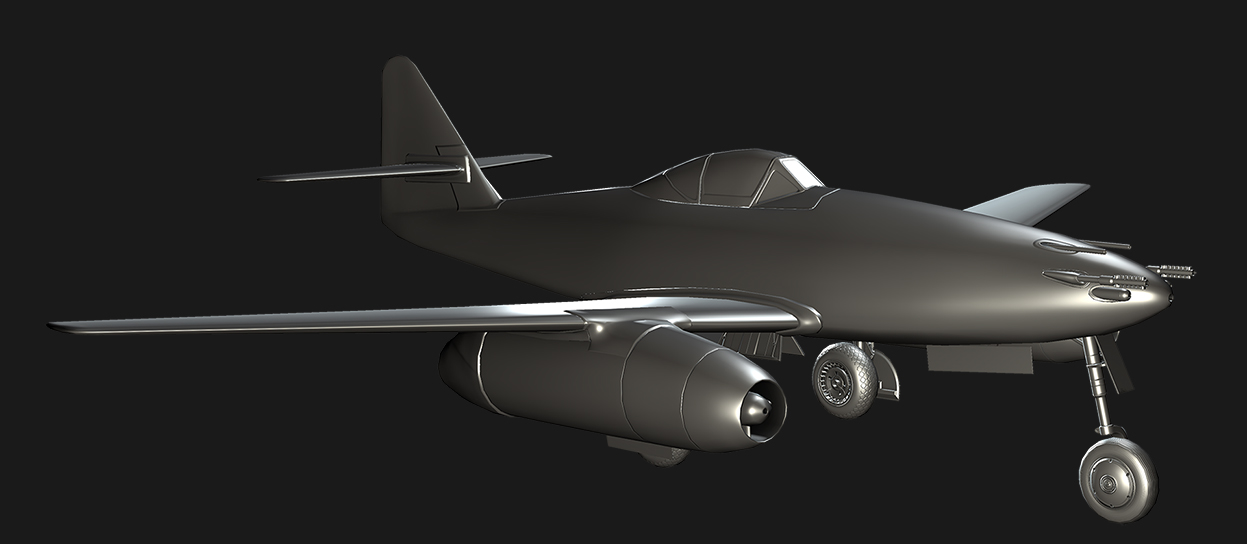 Messerschmitt ME262 - Normal map only
