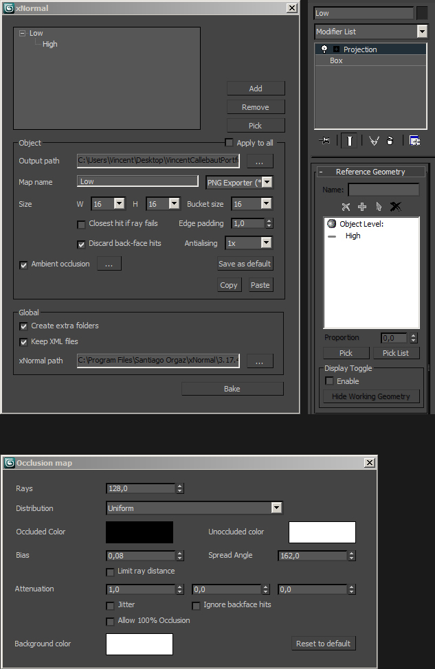 xNormal MaxScript Port full UI